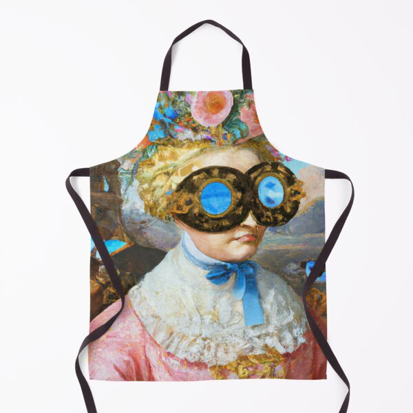 Item preview, Unusual Altered Steampunk Portrait Painting with Goggles ( Steampunk ) designed and sold by RadRococo.