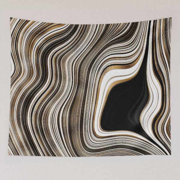 Item preview, Gold Agate Liquid Marble Liquid Art designed and sold by Jason123za.
