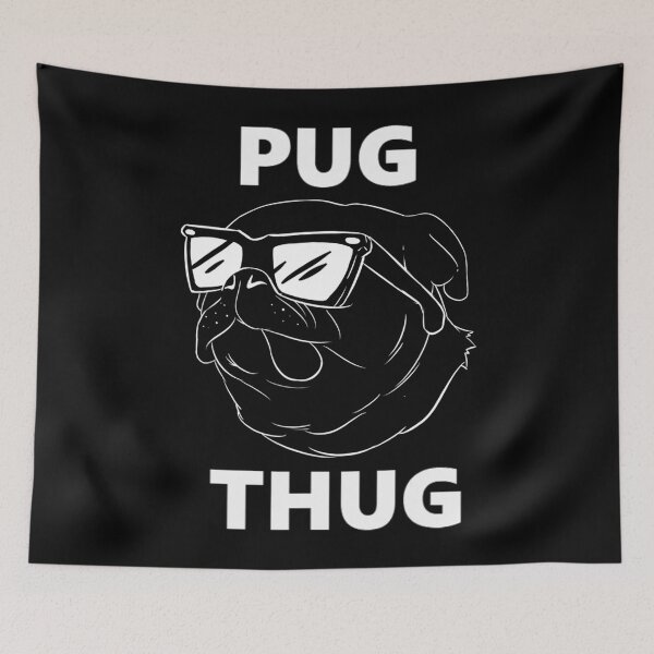 Item preview, Cute Pug Thug Funny Dog with Sunglasses designed and sold by ziglamjezina1.