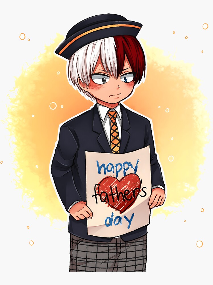 Shoto Todoroki Happy Sticker For Sale By Vaneblake Redbubble