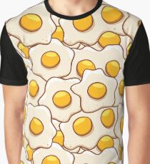 Spiegeleier-Hintergrund nahtlos 2 Grafik T-Shirt