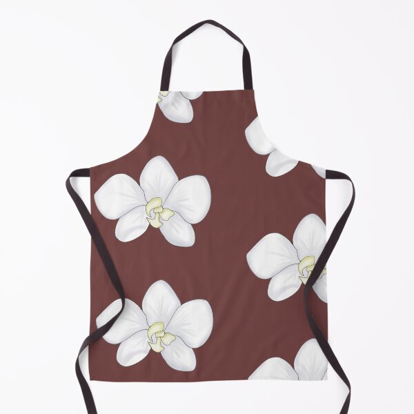 Item preview, White Orchid Flower- Flower Background designed and sold by Karen Ekdahl.