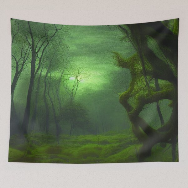 Item preview, Green Landscape with trees, Sceney Nature designed and sold by NatureFood.
