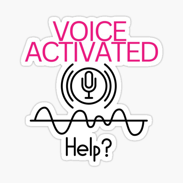 Vista previa del artículo con la obra «Activación activada por voz», diseñado y vendido por YouBeeVintage.