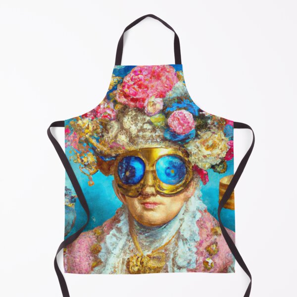 Item preview, Unusual Altered Steampunk Portrait Painting with Goggles ( Steampunk ) designed and sold by RadRococo.