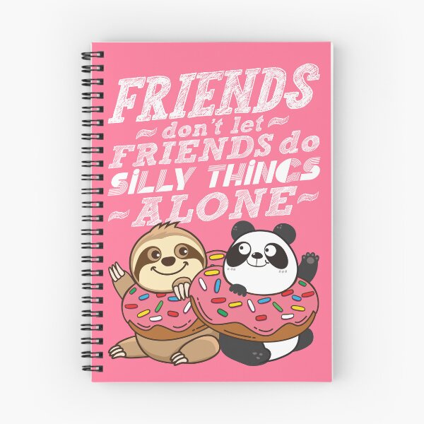 Item preview, Sloth Panda - Friends Don't Let Friends Do Silly Thing Alone designed and sold by plushism.