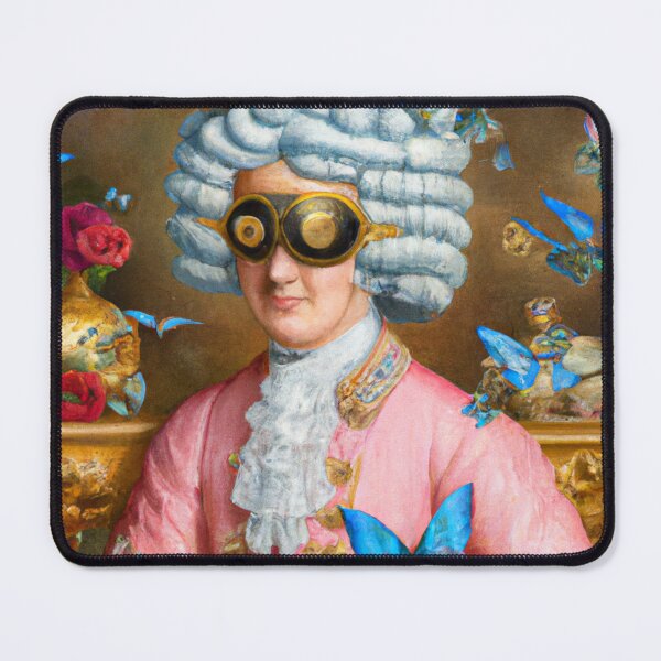 Item preview, Unusual Altered Steampunk Portrait Painting with Goggles ( Steampunk ) designed and sold by RadRococo.