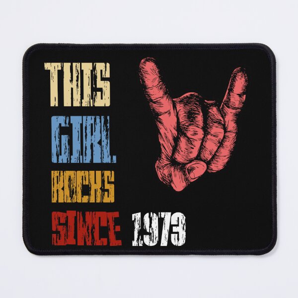Item preview, Rock since 1973 | birthday | Rock 'n' roll girl designed and sold by Smoking_Animals .