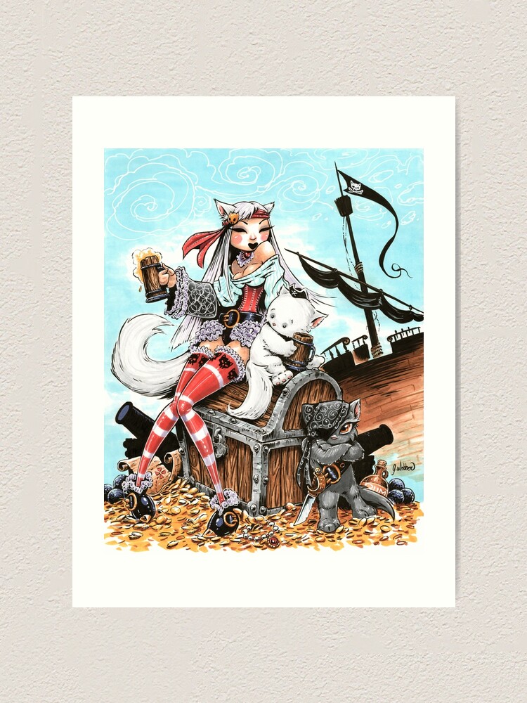 Alternate view of PIRATE FAIRIES Art Print