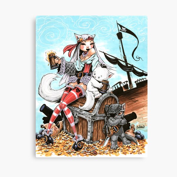 PIRATE FAIRIES Canvas Print
