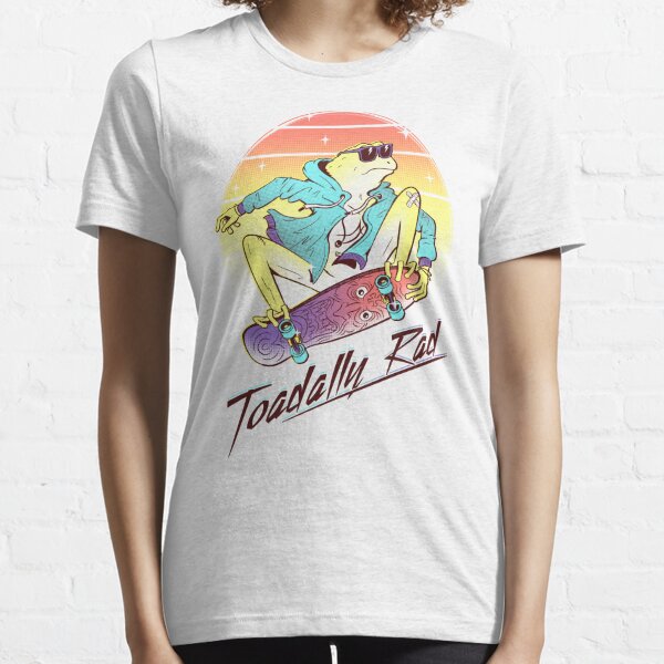 Totally Rad Vintage 80s Awesome Retro Design Essential T-Shirt for Sale by  DetourShirts