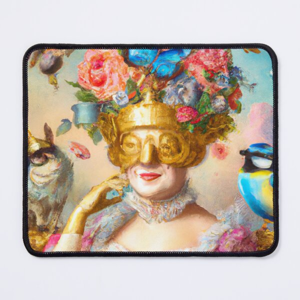 Item preview, Unusual Altered Steampunk Portrait Painting with Goggles ( Steampunk ) designed and sold by RadRococo.