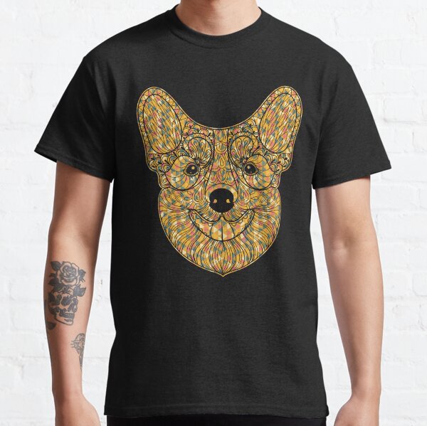 Pembroke Welsh Corgi - Pembroke Welsh Corgi Geometric Classic T-Shirt