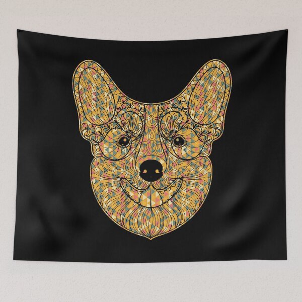 Item preview, Pembroke Welsh Corgi - Pembroke Welsh Corgi Geometric designed and sold by UnknownArtistt.