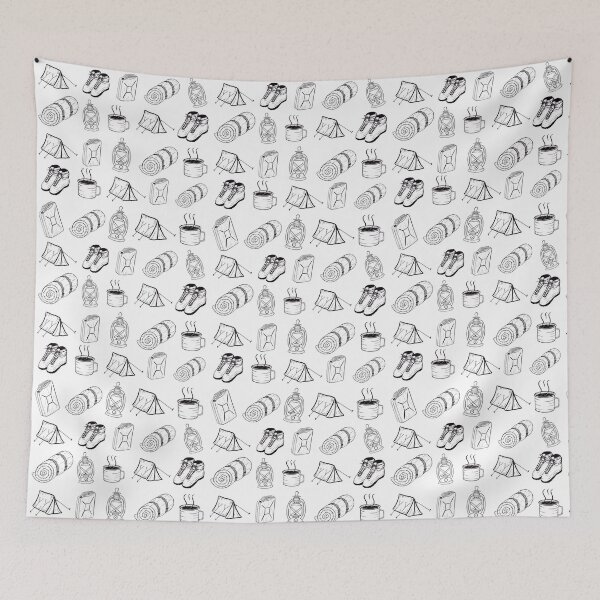 Item preview, Camping Doodles designed and sold by lukesartworks.