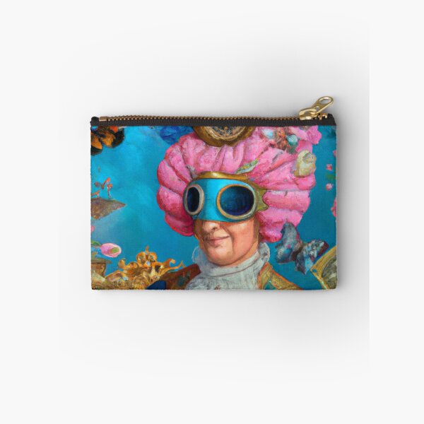 Item preview, Unusual Altered Steampunk Portrait Painting with Goggles ( Steampunk ) designed and sold by RadRococo.