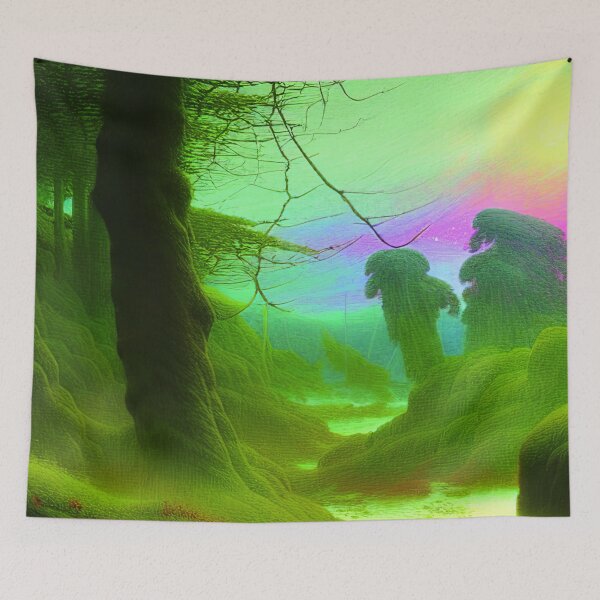 Item preview, Green Landscape with trees, Sceney Nature designed and sold by NatureFood.