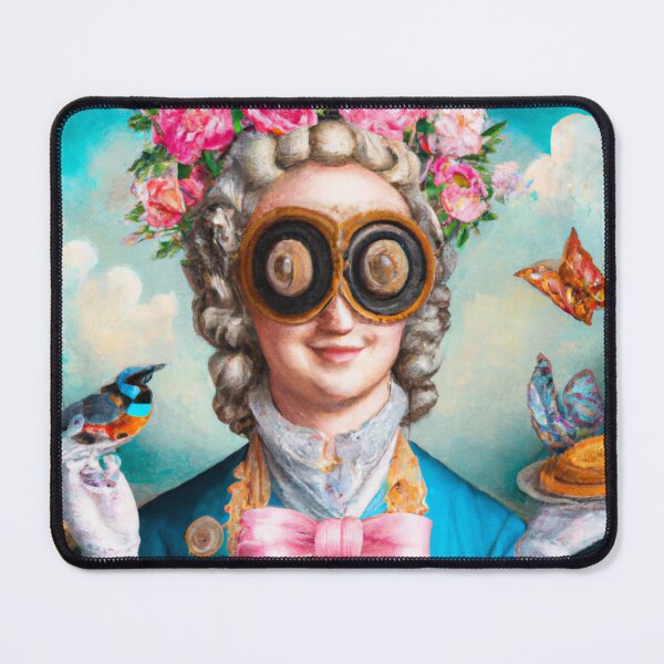 Item preview, Unusual Altered Steampunk Portrait Painting with Goggles ( Steampunk ) designed and sold by RadRococo.