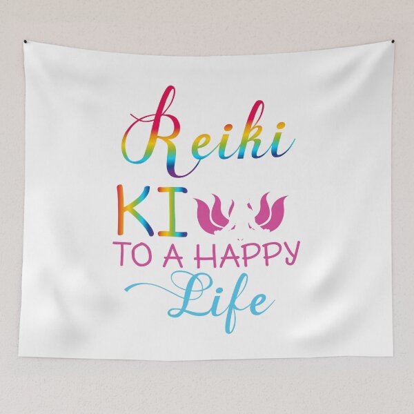 Item preview, Reiki Is The Ki To A Happier Life Chakra Healer Therapist designed and sold by Tomsens.