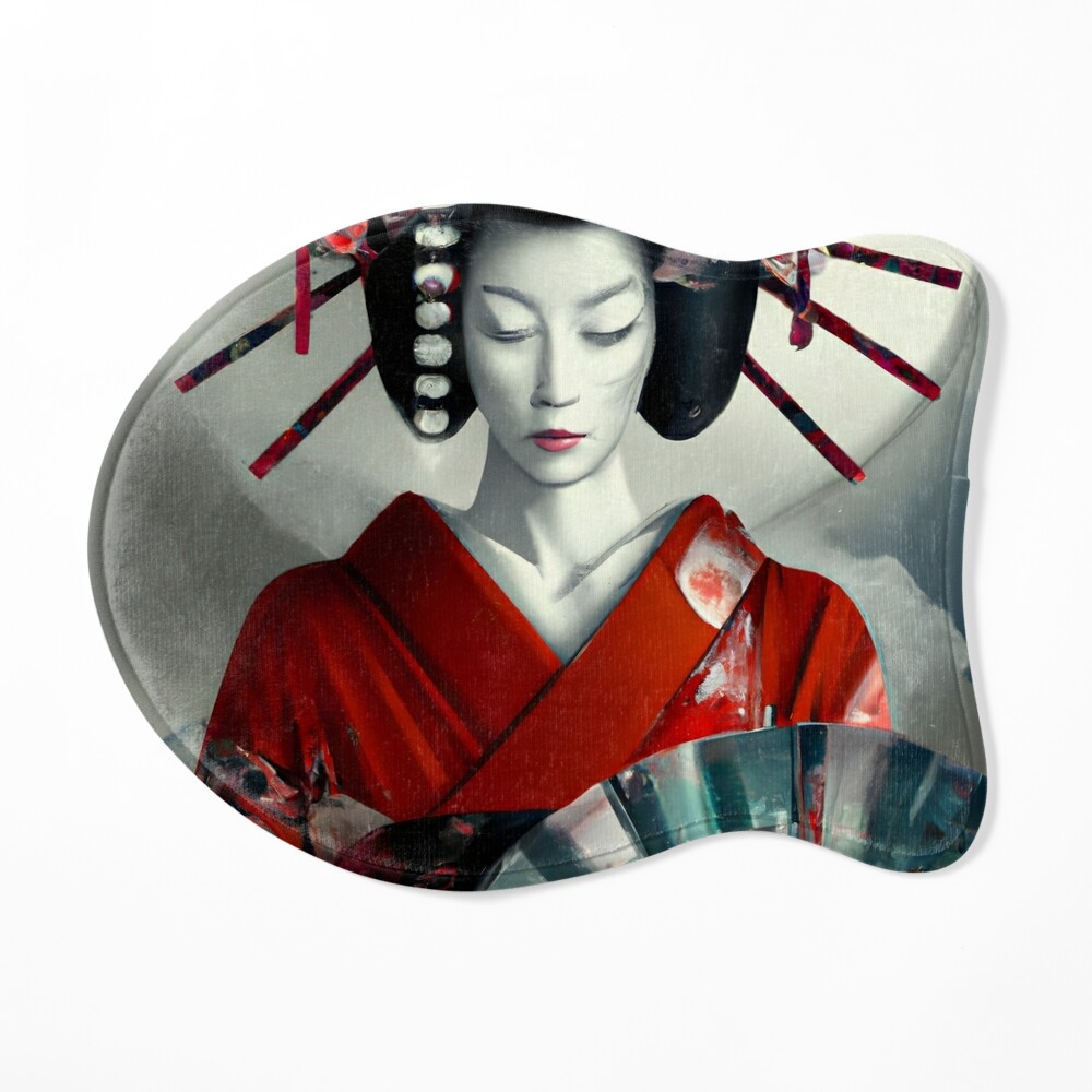 Geisha Im Kimono Und Im Regenschirm Stockbild - Bild von bügel,  regenschirm: 44830199