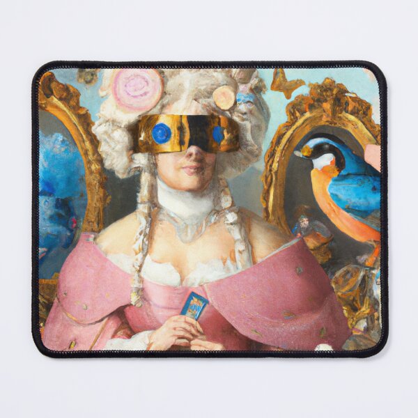 Item preview, Unusual Altered Steampunk Portrait Painting with Goggles ( Steampunk ) designed and sold by RadRococo.