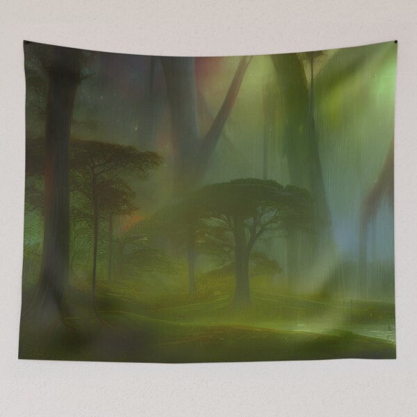 Item preview, Green Landscape with trees, Sceney Nature designed and sold by NatureFood.