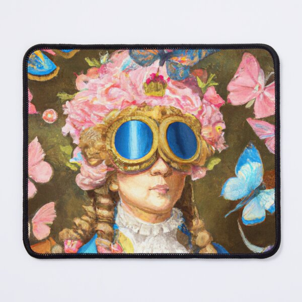 Item preview, Unusual Altered Steampunk Portrait Painting with Goggles ( Steampunk ) designed and sold by RadRococo.
