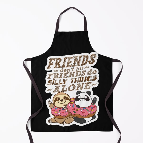 Item preview, Sloth Panda - Friends Don't Let Friends Do Silly Thing Alone designed and sold by plushism.