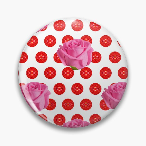 Item preview, Red Dots Pink Rose designed and sold by Threads & Fabrics.