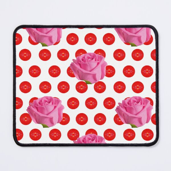 Item preview, Red Dots Pink Rose designed and sold by Threads & Fabrics.