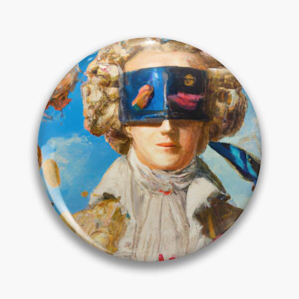 Item preview, Unusual Altered Steampunk Portrait Painting with Goggles ( Steampunk ) designed and sold by RadRococo.