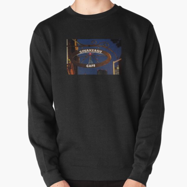 Iron Cafe Sign Pullover Sweatshirt