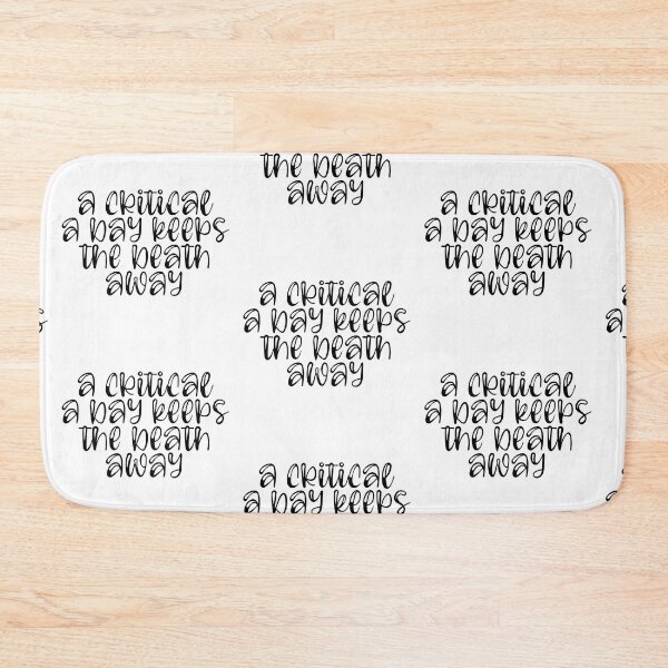Item preview, Critical A Day Keeps The Death Away designed and sold by nextneveldesign.