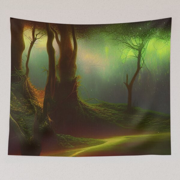 Item preview, Green Landscape with trees, Sceney Nature designed and sold by NatureFood.