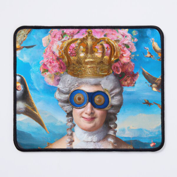 Item preview, Unusual Altered Steampunk Portrait Painting with Goggles ( Steampunk ) designed and sold by RadRococo.