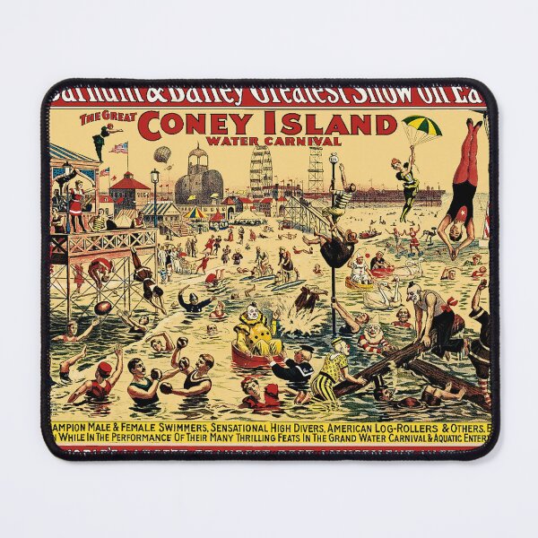 Item preview, Coney Island Water Carnival Circus Vintage Poster designed and sold by worldways.