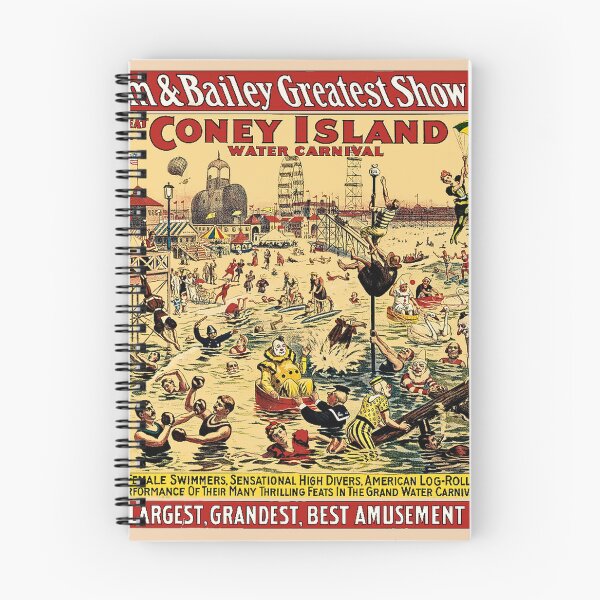 Item preview, Coney Island Water Carnival Circus Vintage Poster designed and sold by worldways.