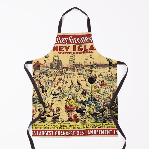 Item preview, Coney Island Water Carnival Circus Vintage Poster designed and sold by worldways.