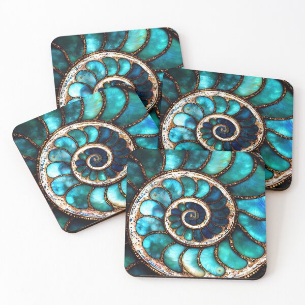Item preview, Vibrant seashell bright pattern designed and sold by AppleElf.