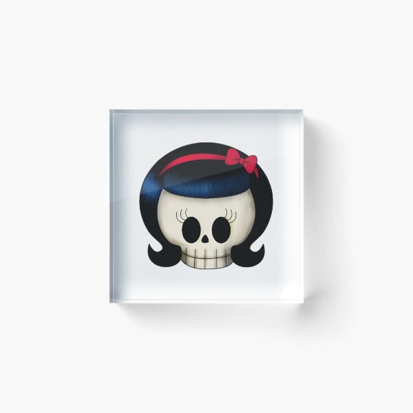 Item preview, Sweet Rockabilly Girl Skull Classic  designed and sold by ezhilboamp.