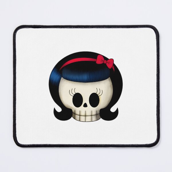 Item preview, Sweet Rockabilly Girl Skull Classic designed and sold by ezhilboamp.