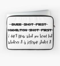 JEFFERSON STARTED IT Laptop Sleeve