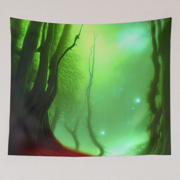 Item preview, Green Landscape with trees, Sceney Nature designed and sold by NatureFood.