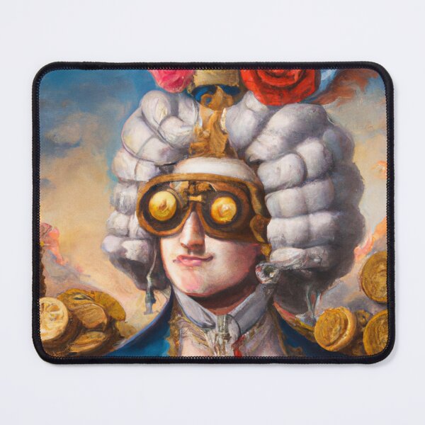 Item preview, Unusual Altered Steampunk Portrait Painting with Goggles ( Steampunk ) designed and sold by RadRococo.