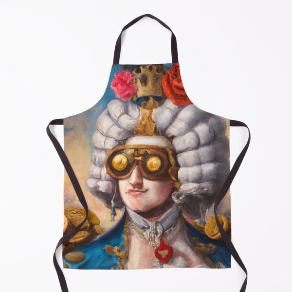 Item preview, Unusual Altered Steampunk Portrait Painting with Goggles ( Steampunk ) designed and sold by RadRococo.