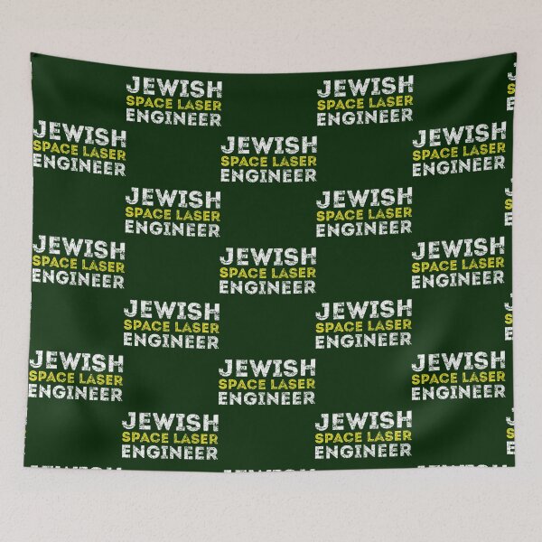 Item preview, Jewish Space Laser Engineer   designed and sold by CeridwenAzuras.