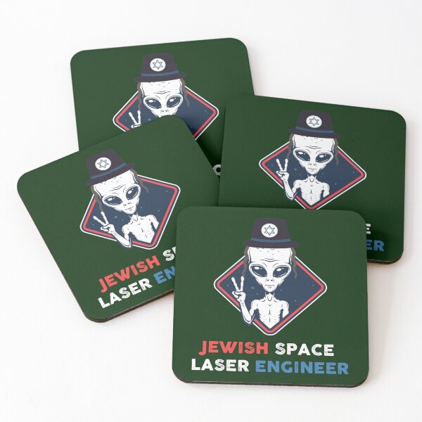 Item preview, Jewish Space Laser Engineer - FUNNY JEWISH ALIEN     designed and sold by CeridwenAzuras.