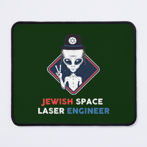 Item preview, Jewish Space Laser Engineer - FUNNY JEWISH ALIEN     designed and sold by CeridwenAzuras.