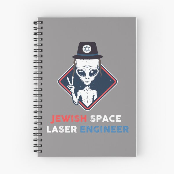 Item preview, Jewish Space Laser Engineer - FUNNY JEWISH ALIEN     designed and sold by CeridwenAzuras.