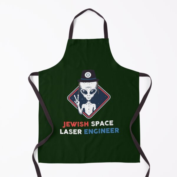 Item preview, Jewish Space Laser Engineer - FUNNY JEWISH ALIEN     designed and sold by CeridwenAzuras.